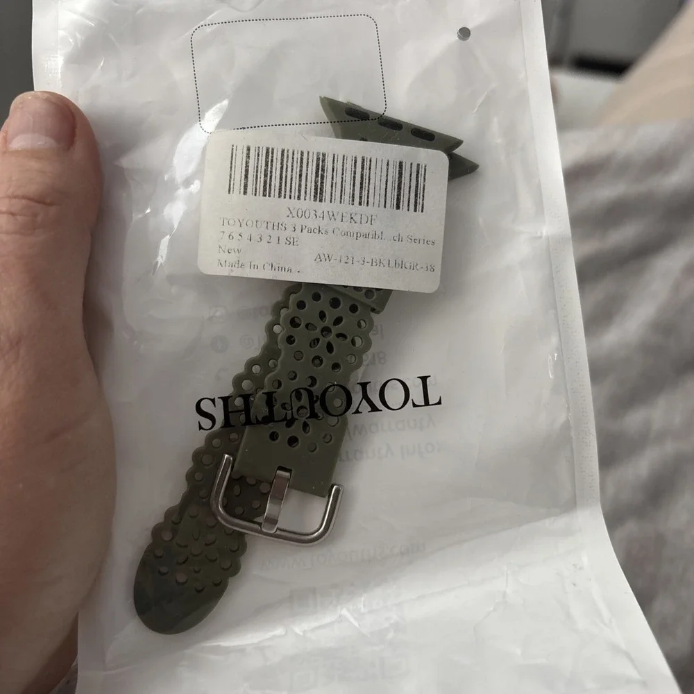 Toyyouths Apple Watch Design Band Olive Green